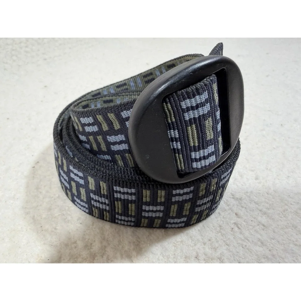 Mossimo Reversible Web Belt Geometric Pattern 1 Inch Casual‎ Streetwear